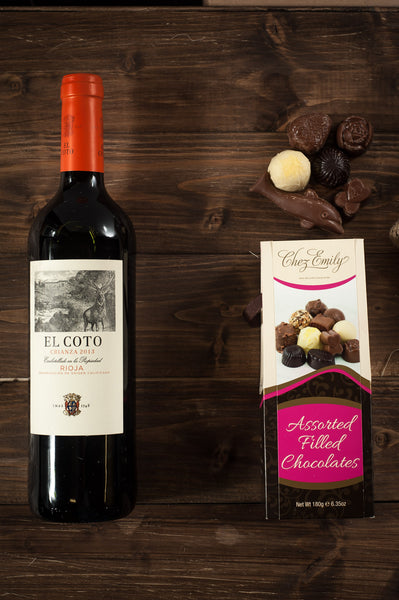 Wine and Chocolates Hamper